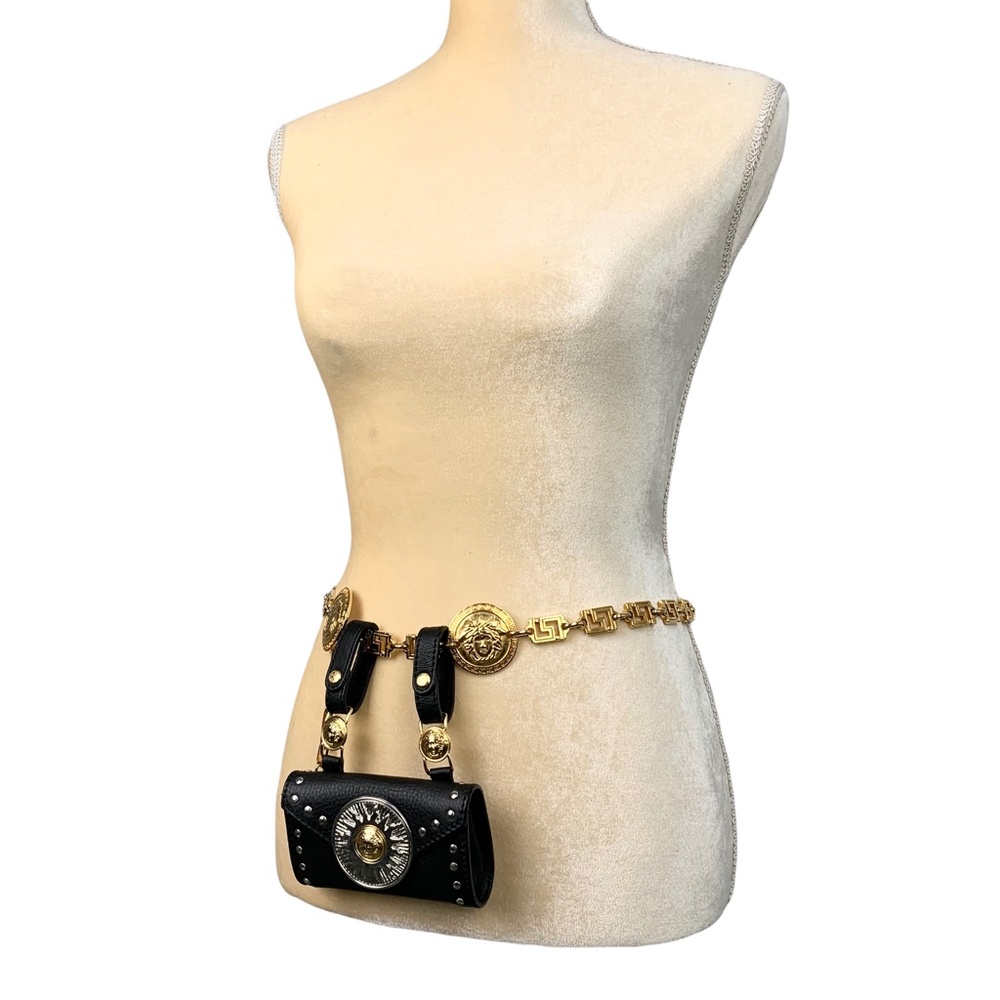 VERSACE *Rare* Leather Waist Bag - Picture 2 of 10